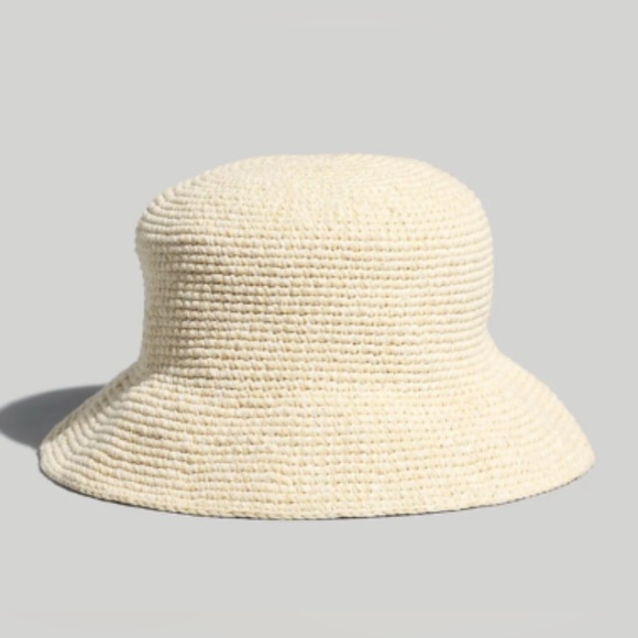 Madewell Crocheted Bucket Hat - Picture 1 of 2